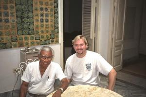 Jon with Richard Egües in Cuba circa 1995